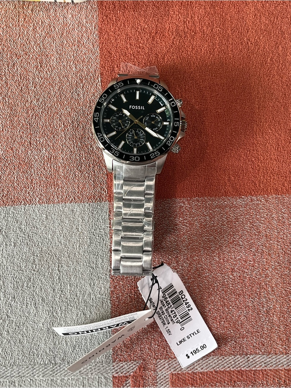 FOSSIL Men's Bannon Multifunction Stainless Steel Watch BQ2492 - NIB - Picture 3 of 8